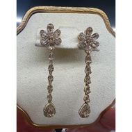 WG106-Diamond Earring with 18K Yellow Gold