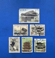 日本郵票 日本著名文化地標和藝術作品 1950-1970年代