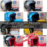 HELMET SGV 99 / HELMET SGV 99 TRENDY / HELMET SGV SPECIAL / HELMET SGV MATT ( BLUE / RED / BLACK / W