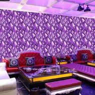 3D Simulation Diamond Purple KTV Wallpaper Hotel Corridor Ceiling Box Entertainment Place Bar Backgr