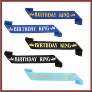 [DT] Birthday King Sash for Men Boy Happy 16th 18th 20th 30th Birthday Party Decor [TH]