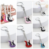BLISS Bag Pendant, Bass Musical Elements Guitar Keychain, Korean Style Jewelry Portable Zinc Alloy M