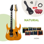 SiamMusic พร้อมตู้แอม์ มีเอฟเฟคในตัว IB-170 กีต้าร์ไฟฟ้า ทรง ibanez พร้อมของแถม Electric guitar
