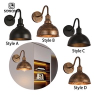 SONONIA Industrial Wall Sconce, Wall Light Wall Lamp, Iron Lighting Fixture Bedside Lamp