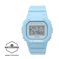 [Watchspree] Casio G-Shock DW-5600 Lineup Special Color Models Pale Blue Resin Band Watch DW5600SC-2D DW-5600SC-2