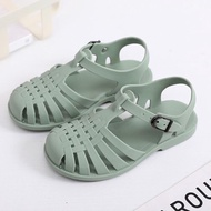 Sonkpuel Summer Children Sandals Baby Girls Toddler Soft Non-slip Princess Shoes Kids Candy Jelly Beach Shoes Boys Casual Roman Slippers