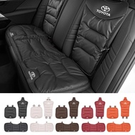Car Velvet Cushion Vinter Leather Backrest Seat Cover Accessories For Toyota Corolla Yaris Aygo GT86