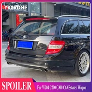 For W204 Mercedes Benz W204 C200 C300 C63 Estate / Wagon High Quality Carbon Fiber Roof Spoiler Car 