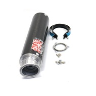High quality carbon fiber motorcycle exhaust pipe universal muffler is suitable for general use xmax