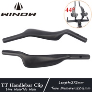 Winow Road Bicycle Carbon Bicycle Rest TT Handlebar Clip on Aero Bars Handlebar Extension Triathlon Time Trial Cycling Parts