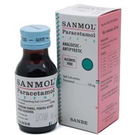 Sanmol Syrup 60ml - Fever and Fever Reducing Medicine for Children/Alpen