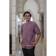 KEMEJA UNGU Al jabarkoko | Adult Adult Adult| Shirt | Mauve mauve | Arrow | Sage sage | Cream cream 