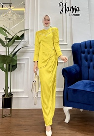 Hanna - Setelan Kebaya Polos Velvet Payet Mutiara