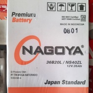 Aki Nagoya NS40ZL 12 V 35 Ah aki mobil Toyota Agya