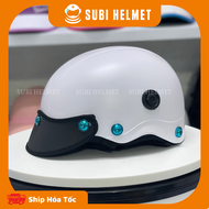 Mũ bảo hiểm gắn ốc titan gr5 Nón bảo hiểm titan nữa đầu dành cho cả nam và nữ đa dạng màu sắc