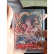 One Piece Card monkey D Luffy P-006 Original