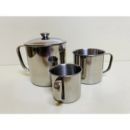 304 Stainless Steel Ear Cup Mouth One Piece 304 Stainless Steel Cup