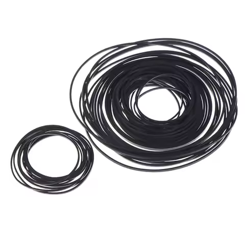 1pack DVD Recorder Rubber Belt 40/45-130mm Assorted Common Belt for Walkman