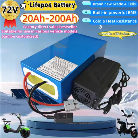 HC_72V 40Ah 20Ah 30Ah 35Ah 50Ah 60Ah 80Ah 100Ah 120Ah 150Ah 200Ah Lifepo4 lithium battery with BMS f
