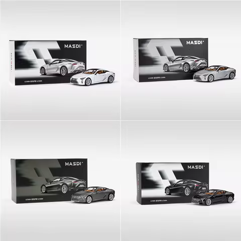 MASSDI 1:64 LC500h & Land Cruiser LC80 & LC300 & LC300 GR-S Alloy Car Model Vehicle Gifts Decoration