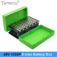 【Customer favorite】 Turmera 48v Electric Bike Box Case With 30a Max. 50a Balance Bms With Ntc 13s6p 18650 Holder Nickel For E-Bike