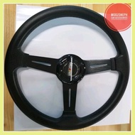 ✽ ┻ ◹ Mitsubishi Ralliart OMP Steering Wheel 14inch Available BOSS KIT ADAPTOR