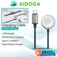 AIDOGA DC-420 Watch Charging Cable 5W Magnetic Wireless Charging SmartWatch Charger Type-C to Watch 