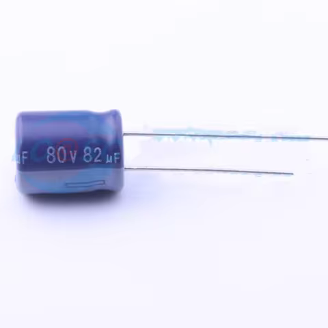 10PCS 80V82UF Volume 10X13 Electrolytic Capacitor 82UF 80V ERS1BM820G13OT Long Lifespan NEW