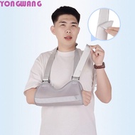 YONGWANG66HR Shoulder Arm Sling, Adjustable Breathable Shoulder Immobiliser, Mesh with shoulder pads