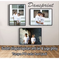 6R PHOTO PRINTING + MDF WOODEN FRAME WALL DECORATION 15 X 20 CM/ 6R
