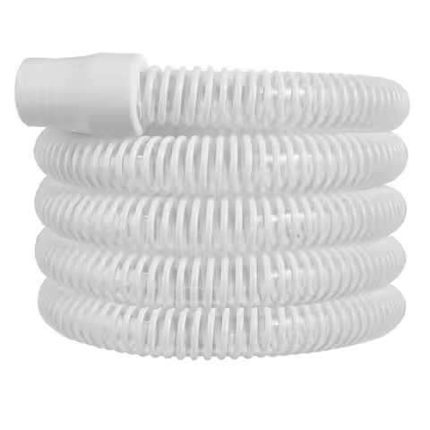 T43C-White CPAP Tubing Replacement Hose 6 Foot Universal For Most Machines Minimizes Mask Leaks