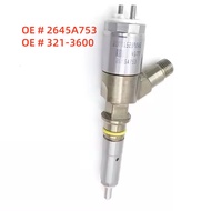 High quality 2645A753 321-3600 Fuel injector For Caterpillar C6.6 Engine