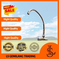 LATINA STAINLESS STEEL FLEXIBLE KITCHEN SINK WALL WATER TAP SINK TAP SINKI TAP KITCHEN FAUCET