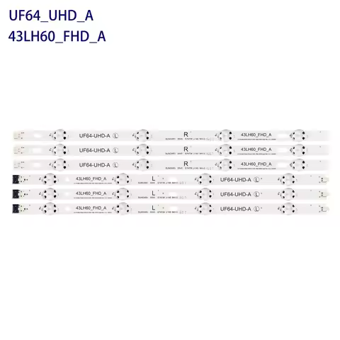 LED backlight strip for LG 43LH604V 43UH610A 43UF640T 43UH620V 43UH6030 43LH60_FHD_A B