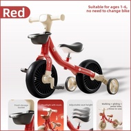 JIHU | Kids Pedal Balance Bike 2-in-1 Stroller & Scooter