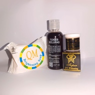 PAKET TONER FLEKSOL - CREAM SP HITAM DAN SABUN QM