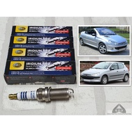 Spark Plug Iridium Peugeot 206 (1998-2008) Set Of 4 Heads Operating Distance 100 000 Km: Hella IM8RC