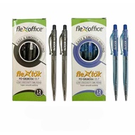 Flextok Ballpen Black / Blue / Red Retractable 12pcs/ box CFM