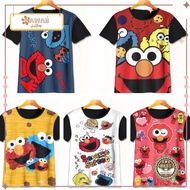 Cool Elmo 3D T-Shirt | Elmo Cartoon T-Shirt | Elmo Clothes for Children Ages 1-12 Years - Kawaii.clo