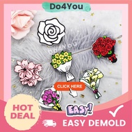 Do4You 2D Flower Series Silicone Mould DIY Craft Making Car Clip Soap Candle Resin Mold Acuan Siliko