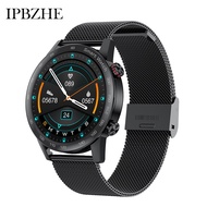 Smartwatch สมาร์ทวอท สมาร์ทนาฬิกาผู้ชาย2021บลูทูธสมาร์ทนาฬิกา Android กีฬา Reloj Inteligente Smartwatch สำหรับ Huawei Xiaomi Smartwatch สมาร์ทวอท Silver Steel