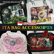 Ita bag Accessories DIY Ita Bag Insert Itabag Rosette Ita Bag Decorations Anime Badge Holder Itabag 