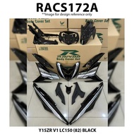 Rapido Cover Set Yamaha Y15ZR V1 V2 LC150 (82) Black Purple Hitam Biru Accessories Motor Y15 Ysuku Y