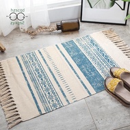 Nordic Cotton and Linen Floor Mats Doormats Non-Slip Mats Doormats, in the Bedroom