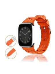 Correa de silicona deportiva de moda compatible con Apple Watch para mujeres y hombres, correa de muñeca de 40 mm 49 mm 44 mm 45 mm 41 mm 42 mm 38 mm compatible con las series Apple Watch Ultra SE 9 8 7 6 5 4 3 2 1 Accesorios para Apple Watch