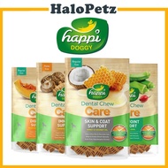 Happi Doggy CARE Dental Chew 150g -Hip Joint Immune Skin Coat | 2.5" Chew | 4" Chew