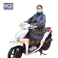 Áo Mưa Vải Dù Da Cá Dây Kéo Trước Áo Mưa Vải Dù Tổ Ong Cao Cấp Không Thấm Nước AM02