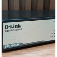 D-LINK DGS-1008MP 8-PORT DESKTOP GIGABIT PoE+ SWITCH DGS-1008MP 8-PORT PoE