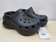 全新 Crocs 黑色厚底鞋