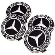 4Pcs/lot 75mm For Mercedes Benz Hub Cover For Mercedes Benz W211 W203 W204 W210 W124 W205 W202 CLA W